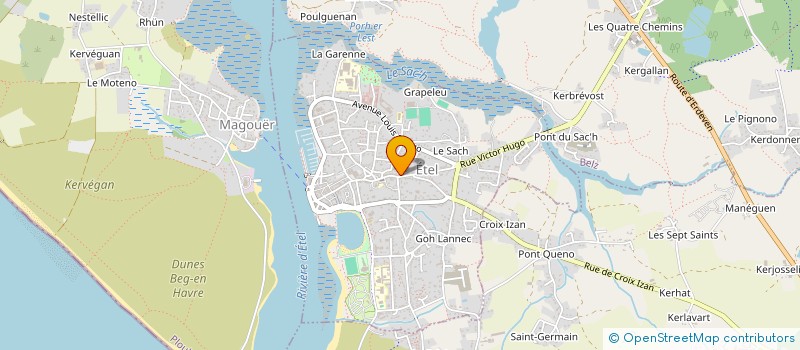 localisation de l'entreprise MADAME SOLENN LE BAGOUSSE  ETEL