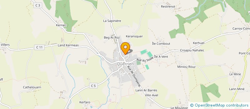 localisation de l'entreprise MADAME SOLENN LE GOFF  QUERRIEN