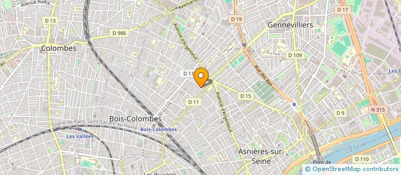 localisation de l'entreprise MADAME SOLENN LE MOUEL à BOIS-COLOMBES