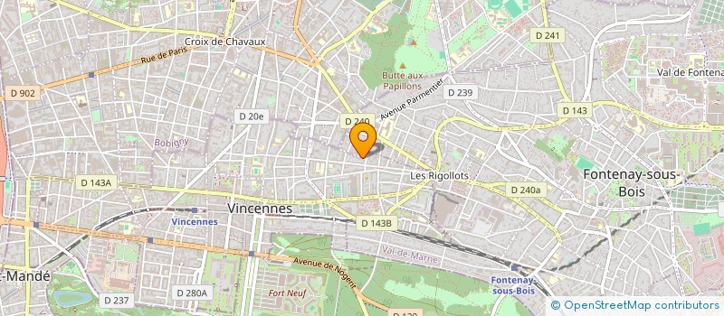 localisation de l'entreprise MADAME SOLENN LEGRAND à VINCENNES