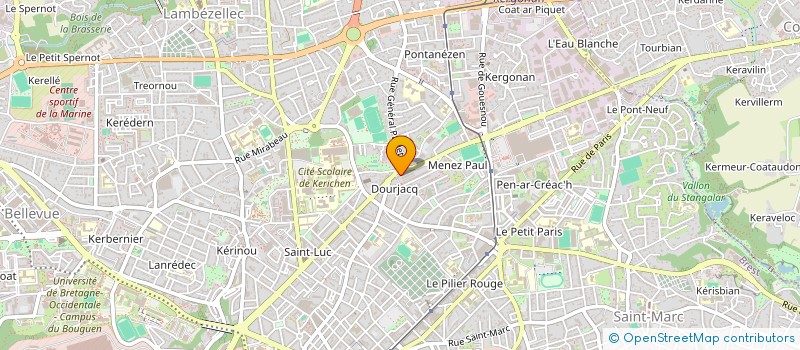 localisation de l'entreprise MADAME SOLENN LEVEAU à BREST