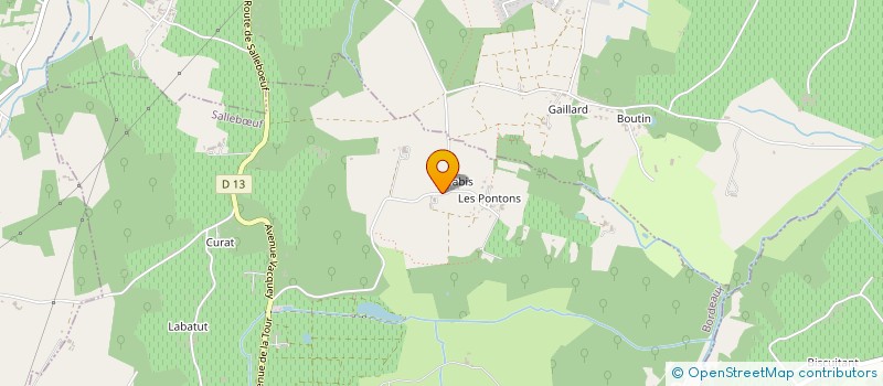 localisation de l'entreprise MADAME SOLENN LUSSAC  SALLEBUF