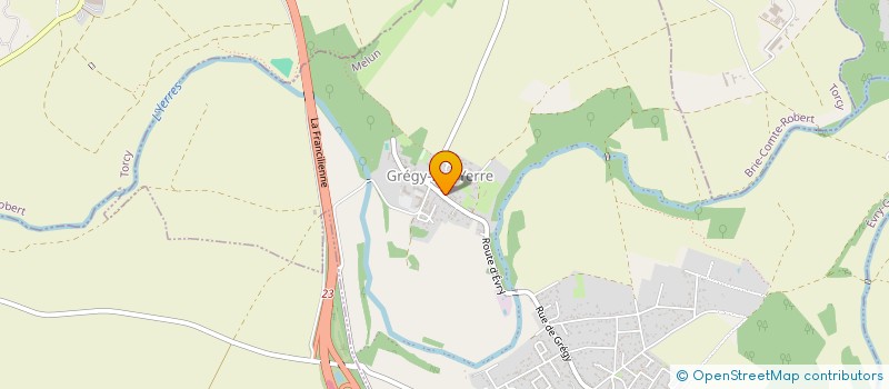 localisation de l'entreprise MADAME SOLENN MANESCAU  EVRY-GREGY-SUR-YERRE