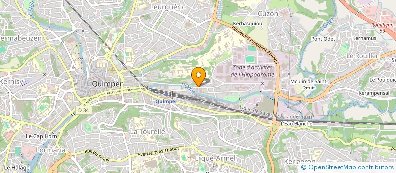 localisation de l'entreprise MADAME SOLENN PAULINE MARIE TORRENTE  QUIMPER