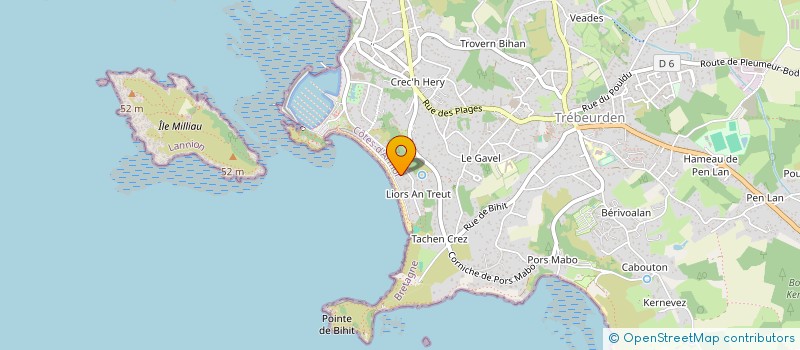 localisation de l'entreprise MADAME SOLENN PHLIPONEAU  TREBEURDEN