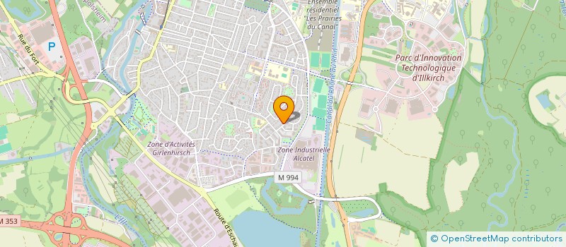 localisation de l'entreprise MADAME SOLENN PREUSS  ILLKIRCH-GRAFFENSTADEN