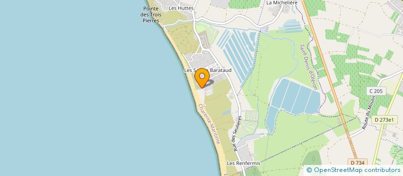 localisation de l'entreprise MADAME SOLENN ROGEON  SAINT-DENIS-D'OLERON