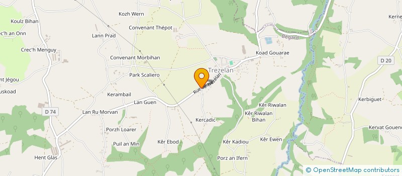 localisation de l'entreprise MADAME SOLENN TALLEC  BEGARD