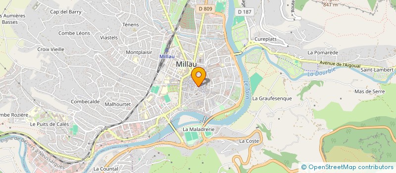 localisation de l'entreprise MADAME SOLENN VARLET à MILLAU