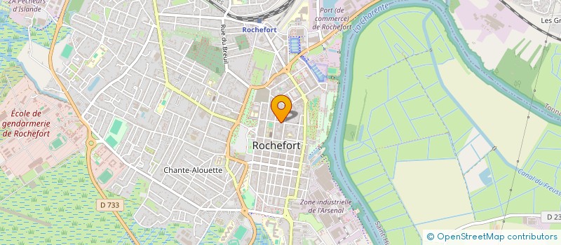 localisation de l'entreprise MADAME SOLENNE BARGAIN  ROCHEFORT