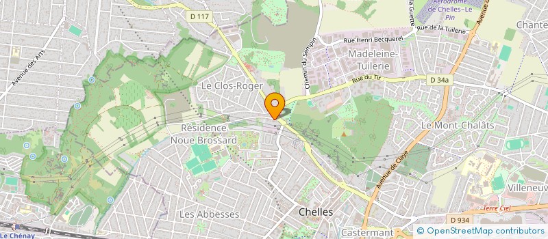 localisation de l'entreprise MADAME SOLENNE BEIGENGER  CHELLES