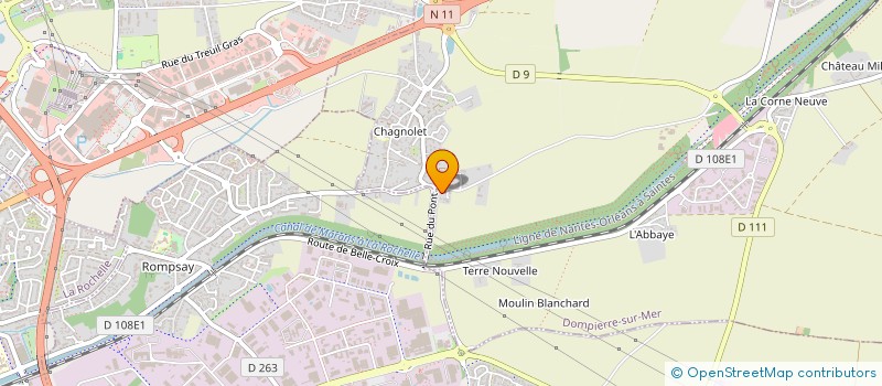 localisation de l'entreprise MADAME SOLENNE BLAINEAU  DOMPIERRE-SUR-MER