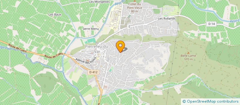 localisation de l'entreprise MADAME SOLENNE BOIRON  PIERREFEU-DU-VAR