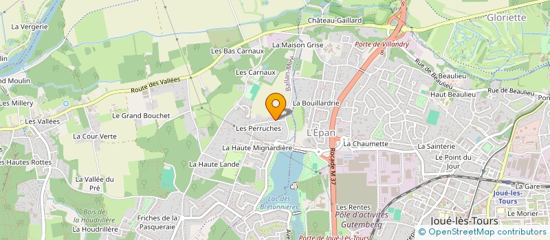 localisation de l'entreprise MADAME SOLENNE BRUNET  BALLAN-MIRE