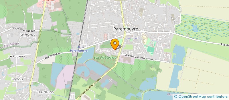 localisation de l'entreprise MADAME SOLENNE CASTERAS  PAREMPUYRE