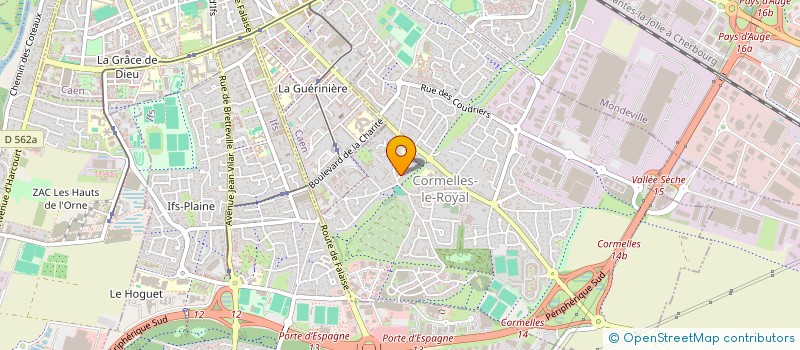 localisation de l'entreprise MADAME SOLENNE CATRO  CORMELLES-LE-ROYAL