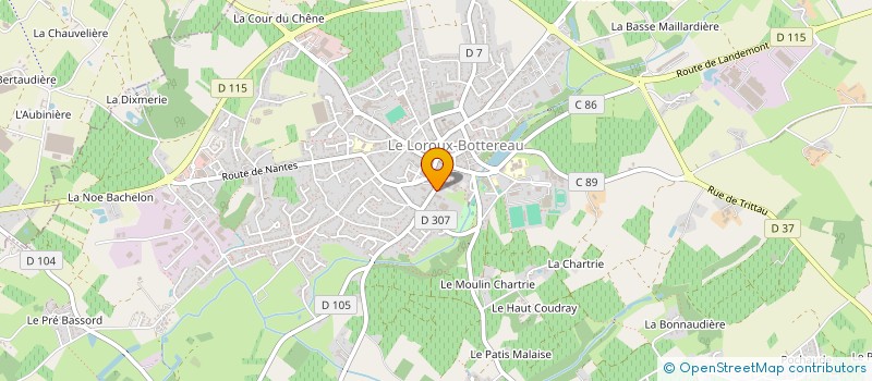 localisation de l'entreprise MADAME SOLENNE CHIFFOLEAU  LOROUX-BOTTEREAU (LE)