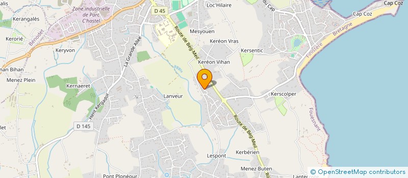 localisation de l'entreprise MADAME SOLENNE DELANOE  FOUESNANT