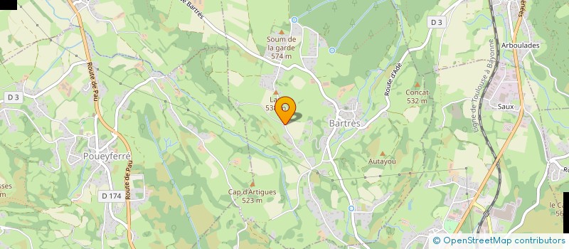 localisation de l'entreprise MADAME SOLENNE DEQUEECKER  BARTRES