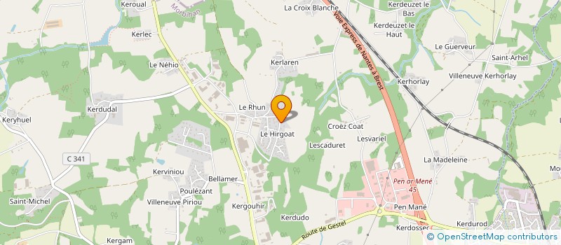 localisation de l'entreprise MADAME SOLENNE DREANNO  GUIDEL