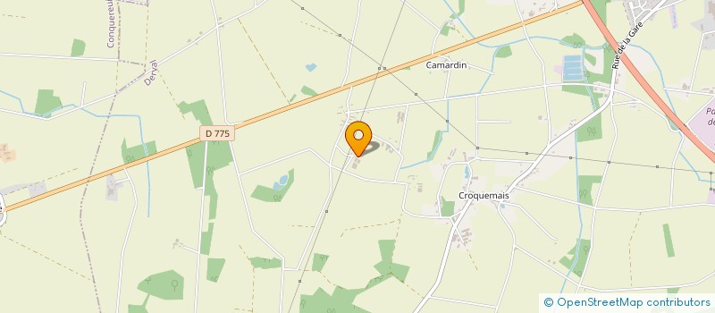 localisation de l'entreprise MADAME SOLENNE FOURAGE  DERVAL