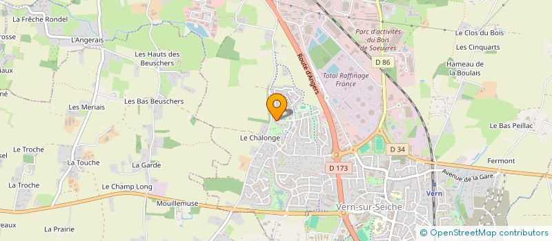 localisation de l'entreprise MADAME SOLENNE GEFFROY  VERN-SUR-SEICHE