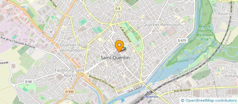 localisation de l'entreprise MADAME SOLENNE GOBBE à SAINT-QUENTIN