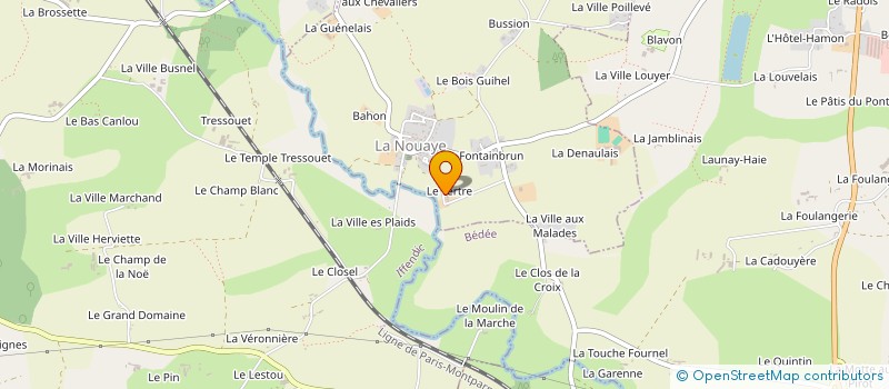 localisation de l'entreprise MADAME SOLENNE GOUPIL à LA NOUAYE