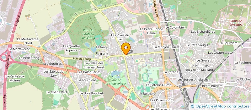 localisation de l'entreprise MADAME SOLENNE GRIMAULT  SARAN