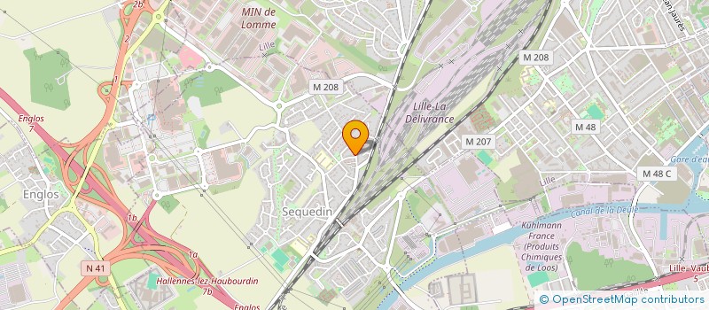 localisation de l'entreprise MADAME SOLENNE JANSSENS  SEQUEDIN