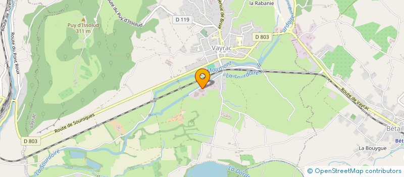 localisation de l'entreprise MADAME SOLENNE JOS  VAYRAC