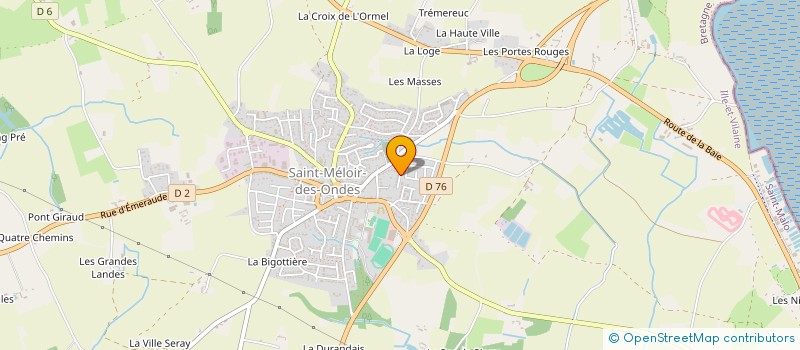 localisation de l'entreprise MADAME SOLENNE JOSSE  SAINT-MELOIR-DES-ONDES