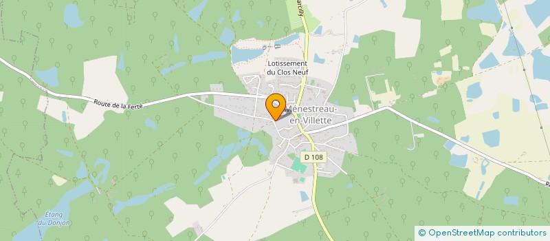 localisation de l'entreprise MADAME SOLENNE KUZNIK à MENESTREAU-EN-VILLETTE