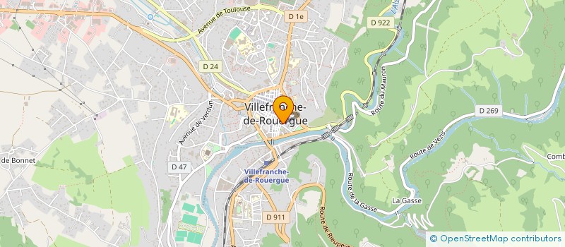 localisation de l'entreprise MADAME SOLENNE LAMOUR  VILLEFRANCHE-DE-ROUERGUE