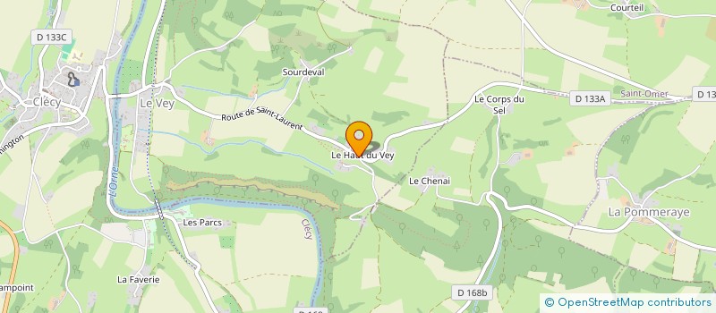 localisation de l'entreprise MADAME SOLENNE LE GENDRE  LE VEY