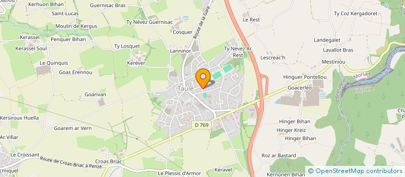 localisation de l'entreprise MADAME SOLENNE LE SAOUT  TAULE