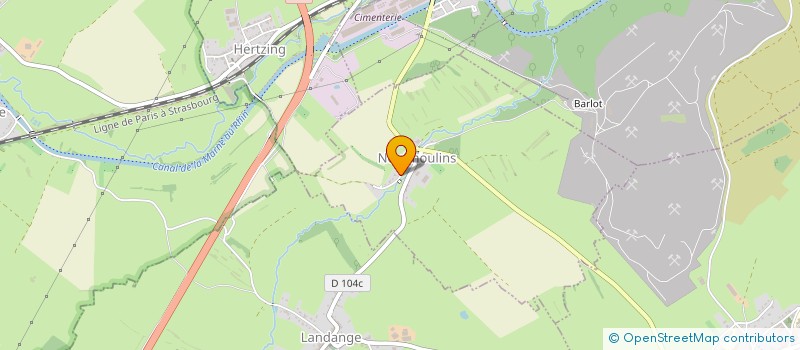 localisation de l'entreprise MADAME SOLENNE MARCHAL  NEUFMOULINS