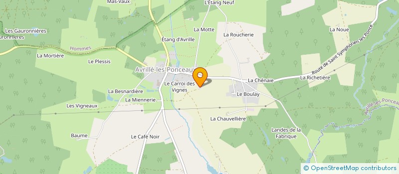 localisation de l'entreprise MADAME SOLENNE MECHE  AVRILLE-LES-PONCEAUX