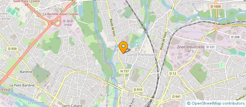 localisation de l'entreprise MADAME SOLENNE MERCIER-LLOP  GOND-PONTOUVRE