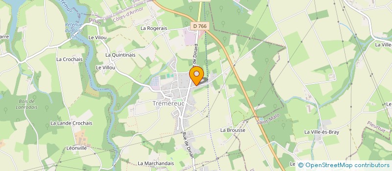 localisation de l'entreprise MADAME SOLENNE PERRICHOT  TREMEREUC