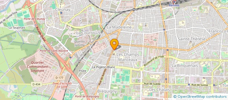 localisation de l'entreprise MADAME SOLENNE PERRIN-HOUDON  TOURS