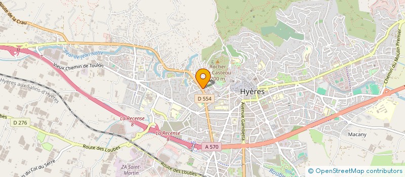 localisation de l'entreprise MADAME SOLENNE RAYMOND à HYERES