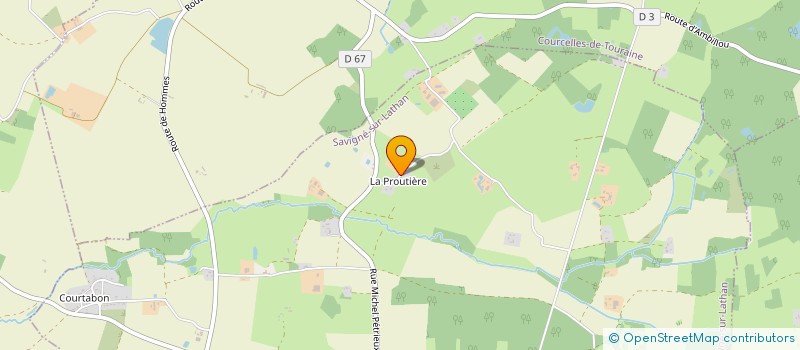 localisation de l'entreprise MADAME SOLENNE RICHET  SAVIGNE-SUR-LATHAN