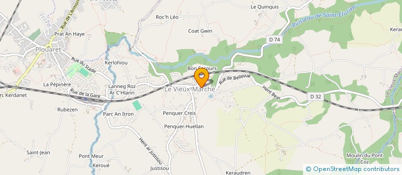 localisation de l'entreprise MADAME SOLENNE ROBERT  LE VIEUX-MARCHE