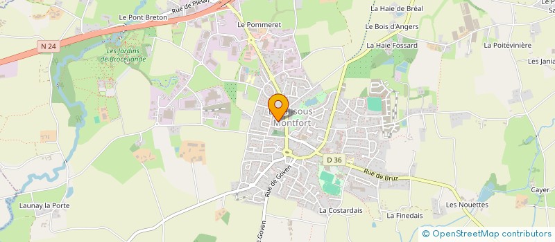 localisation de l'entreprise MADAME SOLENNE SAINT-VILLE  MORDELLES