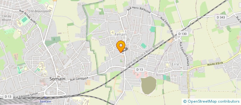 localisation de l'entreprise MADAME SOLENNE STORM  FENAIN