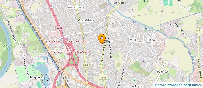 localisation de l'entreprise MADAME SOLENNE SUEUR  TOULOUSE