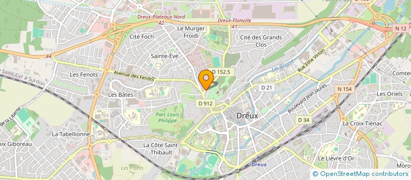 localisation de l'entreprise MADAME SOLESNE ANDRE  DREUX