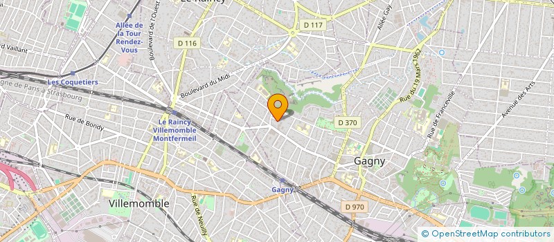 localisation de l'entreprise MADAME SOLIKA BENITAH à GAGNY