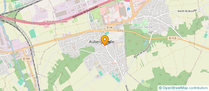 localisation de l'entreprise MADAME SOLINE BACHMANN  AUBERGENVILLE